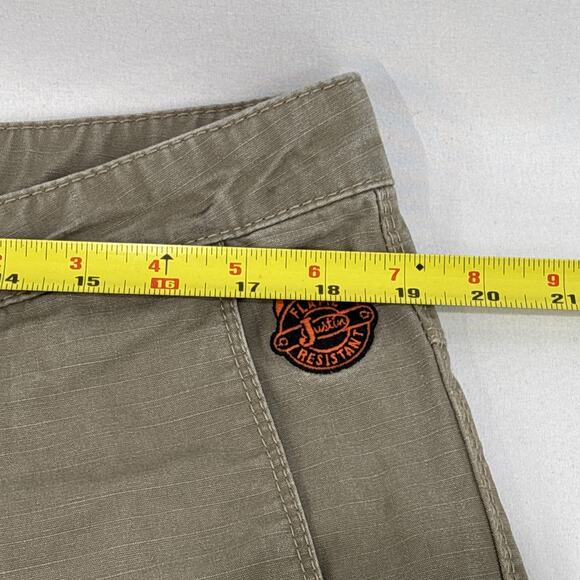 Justin Boots Cat 2 Flame Resistant FR Work Pants Size 36x36 Tan Canvas - Picture 7 of 8